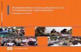 e-mail: PGSSS-TechComm@worldbank.org Stakeholder ...documents.worldbank.org/curated/en/830941468323985308/pdf/671… · Stakeholder Consultations in Investment Operations Guidance