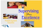 Supervising for Excellence Training Participant Guide 22 ...centerforchildwelfare.fmhi.usf.edu/kb/trsup/Part2... · Supervising for Excellence Training Participant Guide Part II/Module
