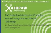 UAS Testbed Architecture for 3D Mobility Research using Advanced Wireless Technology · 2019-11-21 · Aerial Experimentation and Research Platform for Advanced Wireless. . UAS Testbed