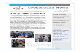  · Crossroads News is a publication of Crossroads Christian Fellowship NSW INC. Editor: Shona HOjem Email: news@crossroadsfellowship org.au Telephone: 041 9634 PO BOX 3132, North