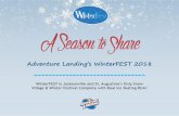 Adventure Landing’s WinterFEST 2018 · • Company full-color logo prominently displayed on Webcam feed that is online 24/7 • Onsite promotional signage • Websites Exposure