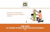 JOB AIDS for Health Facility-Based Service Providers...Nutrition Assessment, Counselling and Support (NACS) JOB AIDS for Health Facility-Based Service Providers 2016 Ministry of Health,