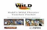 Kohl’s Wild Theater Teacher Packet - Zoological …...of diseases between bees, and their lack of access to native plants and flowers. -Children can help bees from home by planting