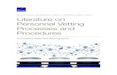 Literature on Personnel Vetting Processes and Procedures ...€¦ · bibliography of relevant literature related to government and other relevant vetting processes and procedures.