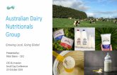 Australian Dairy Nutritionals Group - adfl.com.auadfl.com.au/wp-content/uploads/2019/10/20191025_AHF-CEO_Sml-C… · 25-10-2019  · Target Build DateAug 2019 –Mar 2020. STAGE 2
