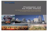 Privatization and the Public Interest - U.S. PIRG · 2 Privatization and the Public Interest • Since privatization of the city’s parking meters, meter rates have increased sharply,
