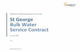 Addendum 2019 Final Network Service Plan - St George Bulk … · 1 day ago · St George Bulk Water Service Contracts total operations budget in 2018/19 is 9.32 per cent above the