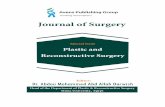 Journal of Surgery - Avens Publishing Group · 2017-04-14 · Journal of Surgery. Head of the Department of Plastic & Reconstructive Surgery. Minia University, Egypt. ... tissue transfer