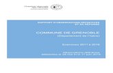 COMMUNE DE GRENOBLE · 2018-09-18 · Des collaborateurs « occasionnels » ... Mesures du plan de sauvegarde des services publics présentées en juin 2016 ... Recommandation n°