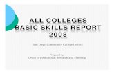 All Colleges Basic Skills - San Diego Community College ... Outcomes/Basic... · BASIC SKILLS REPORT 2007BASIC SKILLS REPORT 2007 ´Section I ‐Districtwide «Student Profile «Student