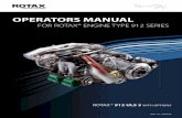 Operators Manual 912S - Thrust Flight · ROTAX® 912 ULS 3 WITH OPTIONS part no.: 899374. Ref. No.: OM-912. Before starting the engine, read the Operators Manual, as it contains important