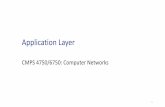 Application Layer - Tulane Universityzzheng3/teaching/cmps6750/spring20/app.pdfInternet apps: application, transport protocols 14 application e-mail remote terminal access Web file