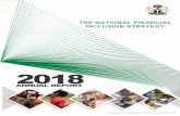 Annual Report 2018 - Central Bank of Nigeria Report 2018...8 2018 Annual Report National Financial Inclusion Strategy Implementation Financial inclusion is the provision of a broad