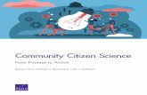 Community Citizen Science - RAND Corporation · 2019-06-18 · iv Community Citizen Science: From Promise to Action The program focuses on such topics as infrastructure, science and
