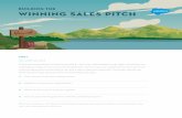 BUILDING THE WINNING SALES PITCH - Salesforce Essentials · Created by Salesforce, the leader in Sales and the #1 CRM for small businesses. Step 5 Create a vision Once you’ve got