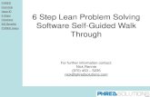 6 Step Lean Problem Solving Software Self-Guided Walk Through · 2013-06-05 · 6 Step Lean Problem Solving Software Self-Guided Walk Through PHRED Overview Issue ID 6 Steps Database