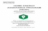 HOME ENERGY ASSISTANCE PROGRAM (HEAP) · HOME ENERGY ASSISTANCE PROGRAM (HEAP) APPLICATION PACKET Helping Alameda County residents with paying their PG&E/Alameda Power bill MAIL Completed