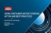 MYTHS AND BEST PRACTICES USING CONTAINER ......USING CONTAINER-NATIVE STORAGE: MYTHS AND BEST PRACTICES How to Care for Your Storage José A. Rivera Senior Software Engineer 2018.04.10