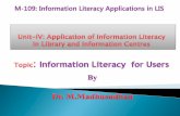 Information literacy (IL) skills can be at the apex of thedlis.du.ac.in/eresources/IL for users_2020revisedpptx.pdf · Information literacy (IL) skills can be at the apex of the university