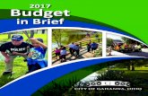 2017 Budget - gahanna.govgahanna.gov/wp-content/uploads/pdf/Budget in Brief... · POPULATION FACTS COST OF LIVING Population 33,359 Median Household Income $72,474 Median Age 38.8