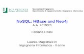 NoSQL: HBase and Neo4j · • The column-oriented architecture allows for huge, wide, ... –Other types of NoSQL stores are poor for interconnected data • Cons: –Sharding: data