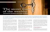 The secret fears of the wealthy - Renaissance Investments€¦ · The secret fears of the wealthy How to uncover and address what troubles the afﬂ uent In a few short years, most