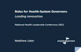 Leading Innovation - NHLC / CNLS · Critical Care Tower, $512 M budget Comcare Health Services (now Revera), DuET Program: Wound Care, $1.2 M investment • Knowledge, resources,