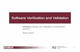 Software Verification and Validation...Software Verification and Validation VIMIMA11 Design and integration of embedded systems Balázs Scherer ©BME-MIT 2017 2. Error:Human operation