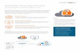 SonicWall Cloud App Security€¦ · SonicWall Cloud App Security is a cloud service that provides CASB-like functionality, delivering real-time visibility and control of cloud application