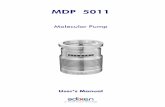 couv recto - Ideal Vacuum€¦ · A10 Alcatel Vacuum Technology France - MDP 5011 User’s Manual 1/1 Introduction to the MDP 5011 and ACT 100 controller TWO PUMP VERSIONS The standard