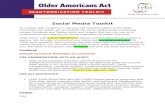 OAA Talking Points and Visit Tips - n4a › files › Social Media Toolkit with... · Web viewSocial Media Toolkit To engage with Congress to advance the reauthorization of the Older