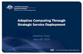 Adaptive Computing Through Strategic Service Deployment › ~christoph › seschool › Adaptive Computi… · Data Distribution Service (DDS) An Object Management Group (OMG)[7]