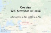 Overview WTO Accessions in Eurasia · Armenia, Latvia, Moldova and Ukraine – WP establishment. 1994. February. Lithuania – WP establishment. March. Estonia – WP ... planned