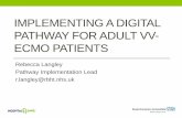 Implementing a Digital Pathway for Patients needing ECMOIMPLEMENTING A DIGITAL PATHWAY FOR ADULT VV-ECMO PATIENTS ... Training for NEW ECMO Retrieval Nurse Team Script for NEW ECMO