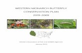 WESTERN MONARCH BUTTERFLY CONSERVATION PLAN 2019 … and Settings/37/Site Documents... · Monarch Butterfly onservation Plan (hereafter “Plan”), is intended to articulate and