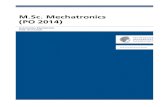 M.Sc. Mechatronics (PO 2014) · Module manual: M.Sc. Mechatronics (PO 2014) Automotive Mechatronic Date: 01.03.2020 Study Area Mechatronic Systems Email: studienberatung@mechatronik.tu-darmstadt.de