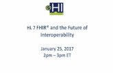 HL 7 FHIR® and the Future of Interoperability...Jan 25, 2017  · Overview of eHealth Initiative •Since 2001, eHealth Initiative (c6) and the Foundation for eHealth Initiative ...