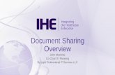 Document Sharing Overview - IHE International€¦ · Document Sharing Overview John Moehrke Co-Chair ITI Planning By Light Professional IT Services LLC. IHE Standards-based HIE (XDS)