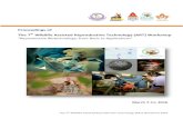 Proceedings of The 7 Wildlife Assisted Reproductive ... · “The 7th Wildlife Assisted Reproductive Technology (ART) Workshop” This workshop is aimed to establish one of the stages