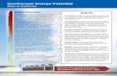 Geothermal Energy Potential California.pdf · Geothermal Energy Potential State of California Discover the geothermal power generation potential in your state. Power Generation Geothermal