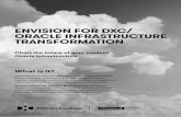 ENVISION FOR DXC/ ORACLE INFRASTRUCTURE ......During your ENVISION engagement, you will: Build your vision of an agile, cost-effective computing environment to support existing and