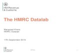The HMRC Datalab - UK Data Service ... The Datalab and the Legislation â€¢ The legislation restricts