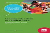 Leading education in a digital world · 8 | Leading education in a digital world Schools Digital Strategy handbook | 9 NS eartent o ducation Our school’s digital agency 1. 2. 3.