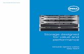 Storage designed for value and performance › download › DS615_PowerVault_MD_NX_Family_Brochure.pdfright storage infrastructure to ensure data availability and optimize it with