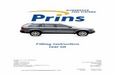 MAKE OF AUTOMOBILE: Volvo TYPE: XC90 · PAGE 2 076/2701267 Copyright © Prins Autogassystemen B.V. 2009 Volvo XC90 67 Liter General • Tools needed for installing the LPG tank :