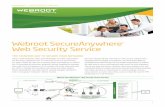 Webroot SecureAnywhere Web Security Service · The Webroot SecureAnywhere Web Security Service uses a globally distributed, multitenant, fully redundant data center infrastructure
