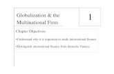 Globalization & the INTERNATIONAL Multinational Firm ...10 Daimler-Benz AG Germany. The Organization of the Text Macroeconomic Environment The Financial Environment Management of the