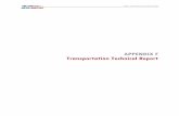 APPENDIX F Transportation Technical Report · The purpose of this Transportation Technical Report is to document the detailed analyses of transportation conditions analyzed for existing
