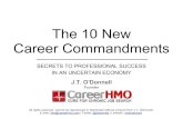 [E-book] 10 New Career Commandments The 10 NEW Career Commandments The 10 New Career Commandments J.T