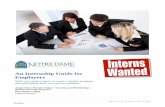 An Internship Guide for Employers - Notre Dame College · Business Administration Chemistry Communication Criminal Justice ... 10.2016 STEPS TO BEGINNING AN INTERNSHIP PROGRAM ...